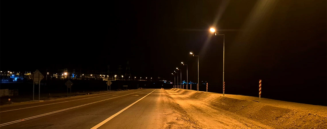 Proyecto de Iluminación Solar LED – Reposición Ruta 30, Copiapó