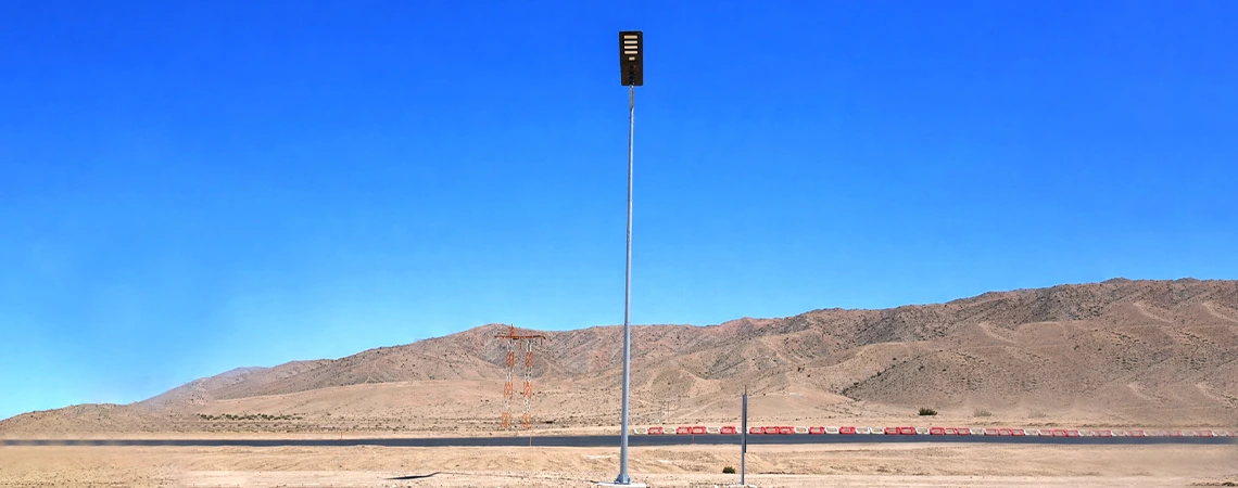 Proyecto de Iluminación Solar LED – Reposición Ruta 30, Copiapó