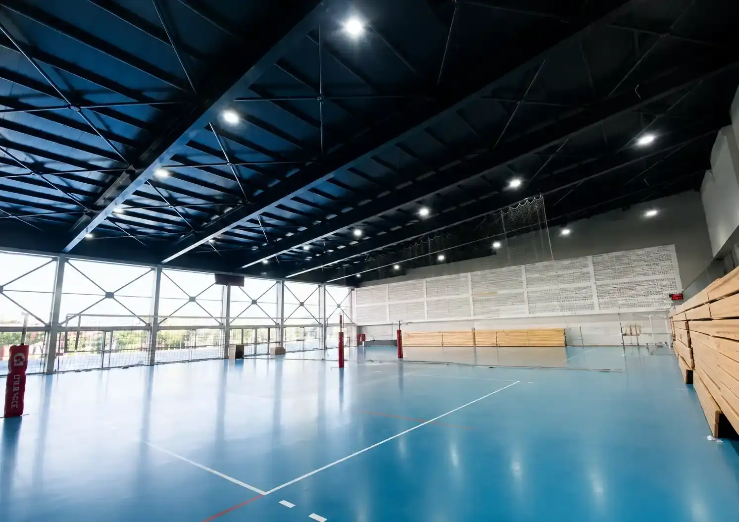 Iluminación deportiva interior