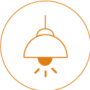 Luminaria cálida ds43